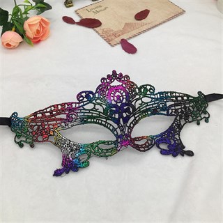 Кружевная маска разноцветная Кружевная маска разноцветная